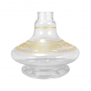 Base Shisha Glass Aladim Arabesco - Transparente