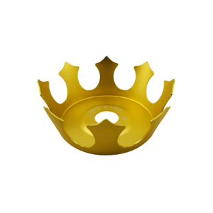 Prato Love King Coroa  - Dourado