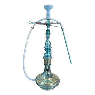 Narguile Completo Royale Hookah King - Azul Claro