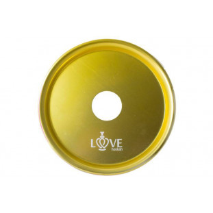Prato Love Médio - Dourado
