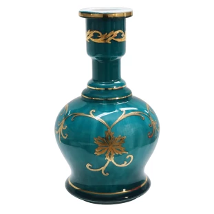 Base Sadhuguru Verde / Dourado Jumbo 30cm