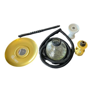 Narguile Completo Black - Dourado