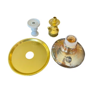Narguile Completo Magic - Dourado