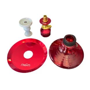 Narguile Completo Moon - Vermelho