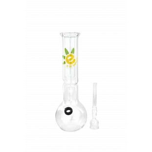 Bong de vidro mini - incolor 15 cm