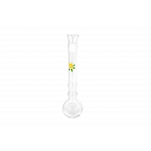 Pipe de vidro erva novo verde 11 cm