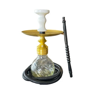 Narguile Completo Black - Dourado