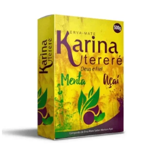 Erva Mate Karina 500g - Menta e Açaí 