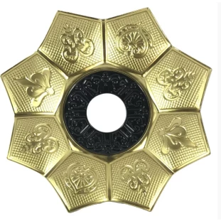 Prato EBS Grande - Preto/Dourado