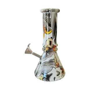 Bong de vidro Colorido 15cm