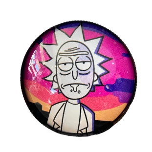 Dichavador em alumínio ricky and morty