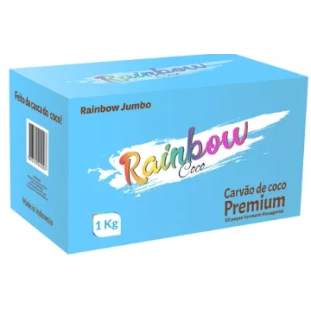 Carvão Rainbow Jumbo 1kg 
