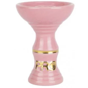 Queimador Pro Hookah Relevo - Rosa/dourado