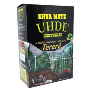 Erva Mate Uhde 500G - Menta e boldo
